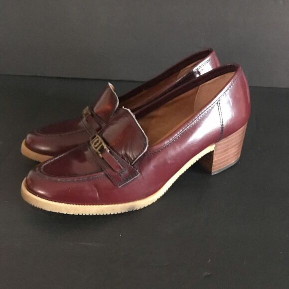 Vintage Aigner Loafer Pumps Gum Soles 5 - Picture 1 of 8